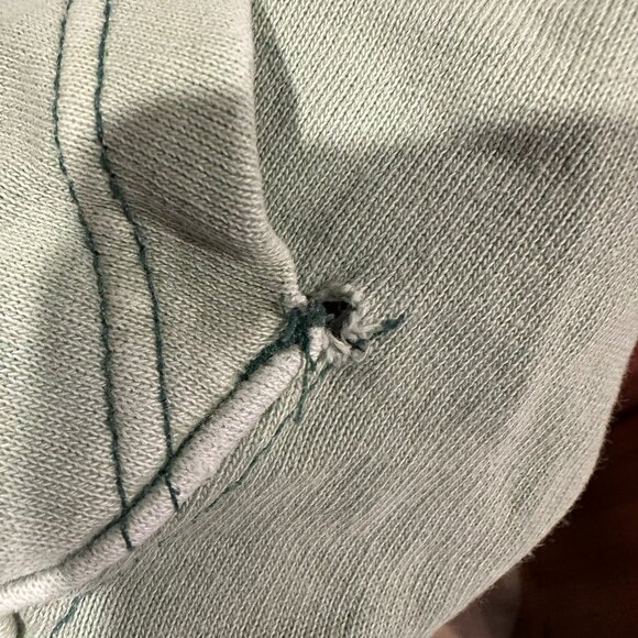 American Eagle Green Hoodie Mens Size X-Large with Pockets 304 - Picture 4 of 8